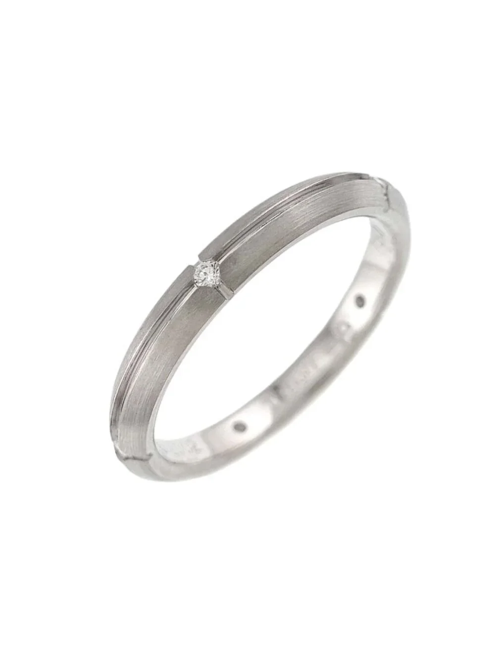 Tiffany & Co Streamerica Ring Diamond 18k WG White Gold 750